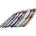 Mixed Colors Rolls Striping Tape Line DIY Nail Art Tips Decoration Sticker(Style-C: 30 colours)
