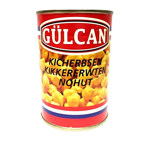 Preisvergleich Produktbild Gülcan vorgekochte Kichererbsen - Haslama Nohut 400g
