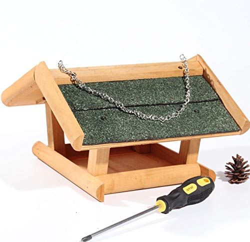 Ailihan Bird feeding Villa Courtyard horticultural Garden decoration Outdoor environmental Protection Outdoor (29 * 28.5 * 18cm)