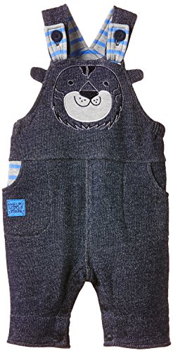Pumpkin Patch Baby-Boys Knit Dungarees Jeans, Blue (Indigo Denim), 12-18 Months