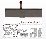  FIS VDO MFA pantalla Citroen C4 Diesel Tacho combinado Instrumento Instrumento Cluster Dashboard Pixeles Error
