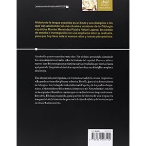 Historia De La Lengua Española (Ariel Letras)
