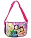 Produktbild Glitzer __ Umhängetasche / Schultertasche - " Disney Fairy Tinkerbell " - für Kinder abwischbar - Kind Mädchen - Kindergartentasche - klein / Tragetasche Kindertasche - Fairies Schmetterlinge - Mädchentasche