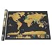 Produktbild Goldbeing Weltkarte zum Rubbeln XXL – Schöne Erinnerung an bisherige Reisen für jeden Globetrotter (Schwarz | 82 x 60 cm)