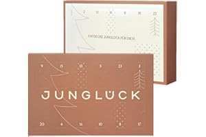 ‎JUNGLÜCK JUNGLÜCK Starter Adventskalender 2025 - Unser Beauty Weihnachtskalender um uns und unsere Produktvielfalt kennenzulernen, ganze Routinen zum Ausprobieren im Wert von 107€, 24 Türchen für jeden Hauttyp