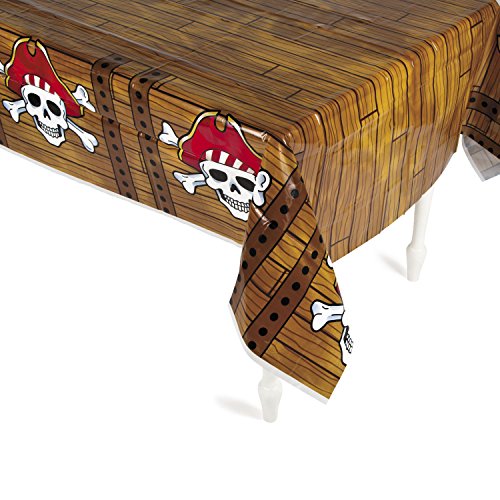 Piraten Tischdecke mit Totenköpfen Piratenparty Piratenschiff Seeräuber Palandi®