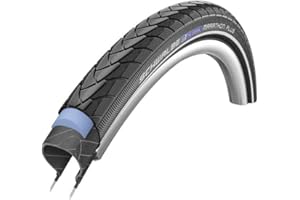 Schwalbe - Marathon Plus HS440 Bike Tire | 5mm Puncture Protection and Reflective Side Wall | Multiple Sizes | for City, Touring, Urban, Hybrid Bicycles