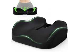 Benazcap Cuscino Ergonomico Sedia Ufficio, Cuscino di Seduta Ortopedico per Alleviare la Pressione di Coccige, Sciatica, Cuscino di Seduta in Memory per Sedia a Rotelle, Sedile Auto