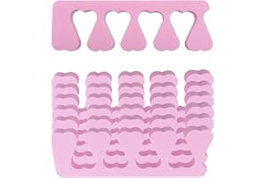 FTONOM5 6Pcs Toenail Polish Painting Pedicure Sponge Separator Spreaders Dividers Pedicure Tools for Men's and Women's Nail Art Accessories