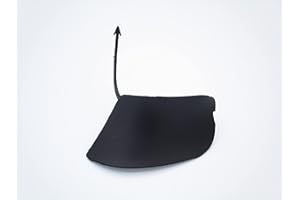 PRASCO TAPPO COPRI GANCIO TRAINO PARAURTI POSTERIORE Compatibile con Alfa Romeo 147 2004-2010nero