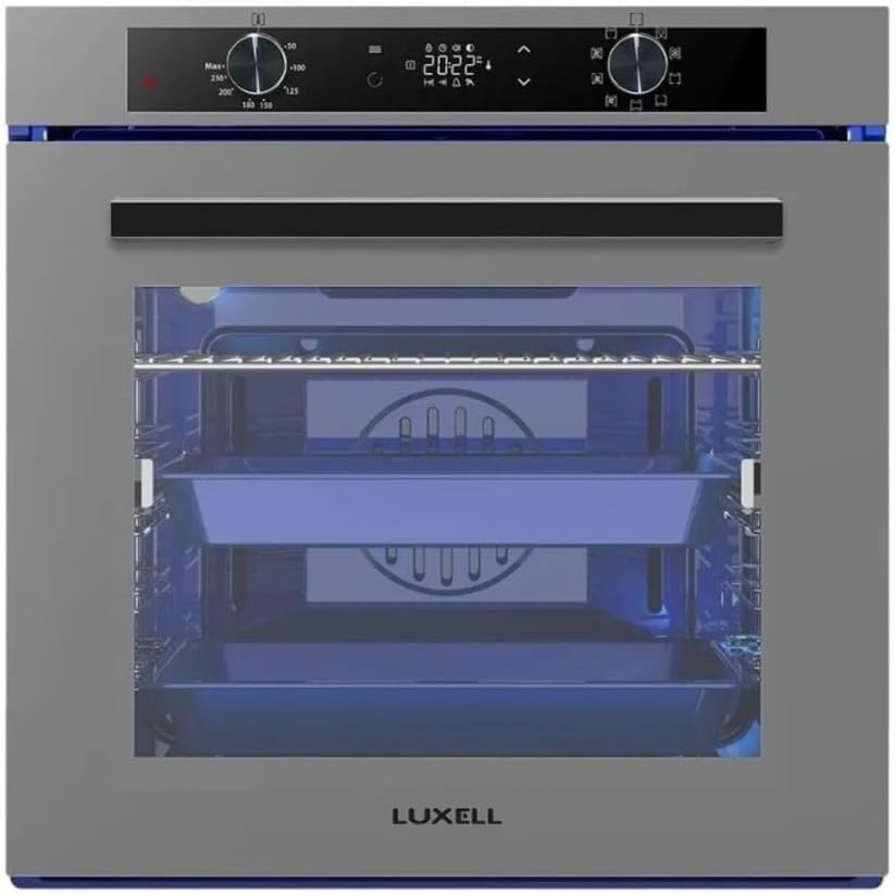 Luxell Gri Platinum Ankastre Firin