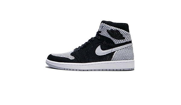 NIKE Uomo 919704-003_12 Nike - Air Jordan 1 Retro da uomo, alla caviglia,  in tessuto di maglia, nero/grigio - 919704-003 46 EU : Amazon.it: Scarpe e  borse
