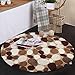 Produktbild CXZS Mode Pebble Round Rug Couchtisch Schlafzimmer Wohnzimmer Zimmer Teppich Haushalt Korb Computer Stuhl Swivel Pad ( größe : 1000MM×1000MM )
