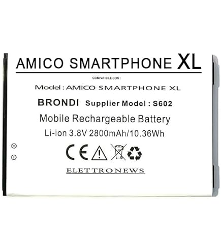 Caricatore Da Muro E Cavo USB-C Type-C 2A Per BRONDI Amico Smart XL - Alimentatore Da Viaggio Con LED
