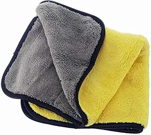 AUTO CAR WINNER Ultra Premium Super Absorbent Extra Thick Multipurpose Microfibre Cloth for Car Cleaning Kitchen Bike Laptop LED TV Mirrors Bathrooms Furniture. (800 GSM,40x30 cm)(PACK OF 1)