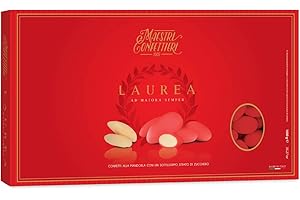 CONFETTI MAXTRIS SPOSA NOVELLA E LAUREA CON MANDORLA calibro 36-1 KG (ROSSO)