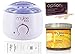Mylee White Thermostatic Control Wax Heater & Mylee 450g Honey Soft Wax Kit NEW