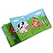 SODIAL(R) Soft fabric Baby Children Intelligence development Squeaky Picture Cloth Book - Animal Kingdom