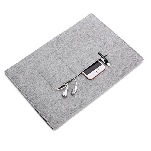 Aidonger Sleeve Ultrabook Netbook Tablet-Tasche Schutzhülle Tragetasche mit Kartensteckplatz für Apple MacBook Ipad - 5