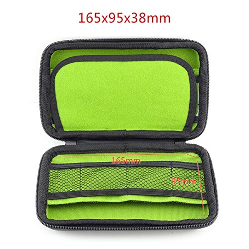 MystiTL Tragbare Festplatte Kabel und sonstiges Zubehör für Electronisches Zubehöre Organizer Case Tasche Psp Spiel Taschen Tragetasche Wasserdicht für USB Drive Shuttel - 3