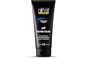 Nirvel NUTRE COLOR FLUOR Azul Klein 200 mL Mascarilla Profesional - Coloración temporal - Nutrición y brillo