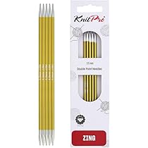 HiyaHiya 4-inch Double Point Knitting Needles - US Size 0 Steel Needles For Socks