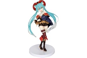Ksopsdey Hatsun-e Miku Action Figure，Anime Model Statue，Cute Characters Miku Figure PVC Model Action Figure Toys Desktop Ornaments Collectable Supplies Gifts Kids, Adults, Anime Fans