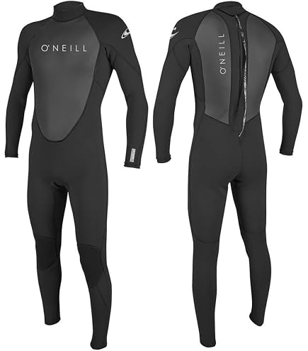 O'Neill Męski Reactor Ii 3/2 mm Back Zip Full Wetsuit, czarny