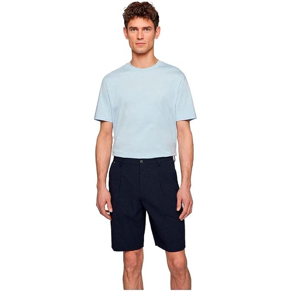 BOSS Herren T-Shirt 'Thompson 01' – Baumwoll-Jersey, Regular Fit, Mit Logo-Detail, Kurzärmlig, Dunkelblau