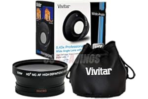 SAKAR Objectif grand angle 0,45x 55 mm pour appareil photo numérique/caméscope