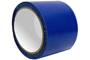 KEEPLUS Stark haftendes Planenband,Planen Reparaturband, LKW-Plane Reparatur Spezialband,Planen Reparatur Klebeband Selbstklebend,wasserdichtes Gewebeklebeband,Dichtungsmasse,Abriebfestigkeit,8cm*5m (Blau)