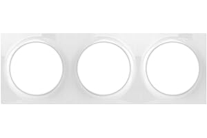 FIBARO 3-fach Abdeckplatte für Walli Line Schalter oder Steckdose, weiß, FG-Wx-PP-0004