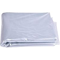 LAANCOO Gewächshausfolie Kunststoffabdeckung Pflanzengarten Wachstum Tunnel transparent Polyethylen Schutz (3x4m)