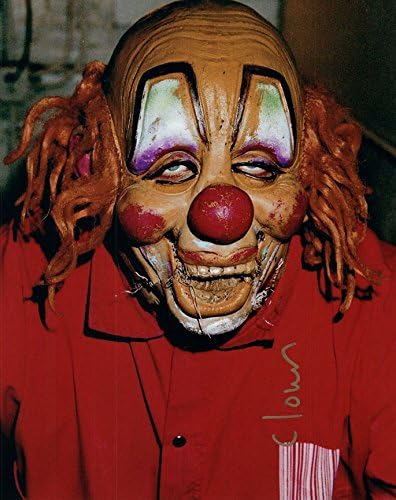 Slipknot Clown Mask Shawn Crahan Autographed Signed Photo AFTAL UACC RD