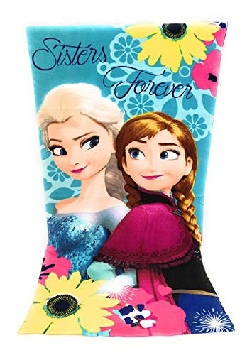 Reine des Neiges Toalla de playa, toalla de playa microfibra - 70 x 140 cm - Disney Frozen
