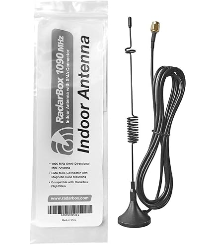 Antenne Extérieure Airband VHF 118-136 MHz – AirNav Radar Avec Connecteur SMA Et Câble 7,5 M