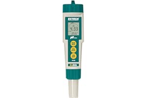 Extech pH-Messgeraet PH100 pH-Wert 0-14 pH kalibriert Werksstandard (ohne Zertifikat)