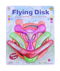 IRIS 5 Pieces Boomerang, Plastic Boomerangs Colorful Returning Boomerang for Athletes, for Sports Game Toy to Beginners, Young Throwers