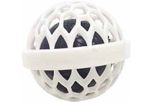 Revolution Studio The Cleaning Ball Best Dust Sucker Sticky Inside Ball Picks Up Dust, Dirt and Crumbs from Any Difficult Angles Inside Car, Bag, Suitcase, Purse, Backpacks Smart and Reusable, White
