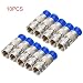 Produktbild RG6 F Type Connector Koax, Universal Klemmverschraubung 10 Pack