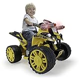 Diseño moderno y divertido INJUSA - Cuatrimoto The Beast Bumble Bee 12 V con Sonidos y Luces (76109)