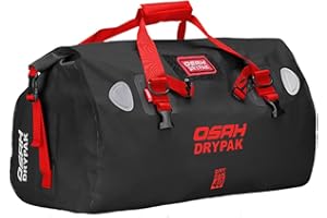 Greanthour Sacchetto asciutto moto-Borse da sella impermeabili per motociclette e bagagli con chiusura a rullo，Grande Spazio di Immagazzinaggio，Escursionismo, Ciclismo, Viaggio(Nero cielo, 40L)