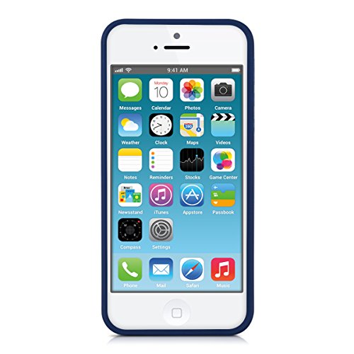 kwmobile Funda para Apple iPhone SE 5 5S - Carcasa para m vil en TPU Silicona - Protector Trasero en Azul Oscuro Mate reviews kwmobile Funda para Apple iPhone SE 5 5S - Carcasa para m vil en TPU Silicona - Protector Trasero en Azul Oscuro Mate