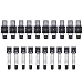 Produktbild Verstellbare Clips Kabel, 3 m Kabel, selbstklebend, Zangen, Draht Clips mit optionalen Schraube Halterung für Auto, Multi Kabel, Festive Ornaments (20 Stück)