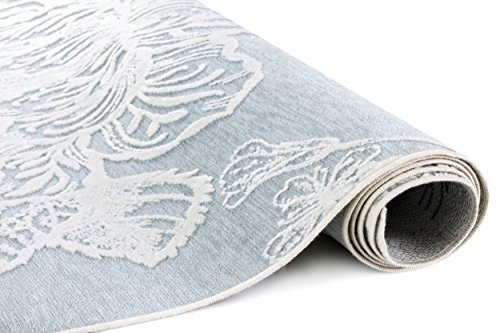 Vallila Interior CM000373-07 Cinnamon Teppich Geblümt, 140 x 200 cm, türkis - 3