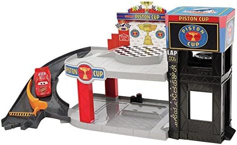 Amazing Present For Kids Cars Piston Cup Racing Garage Playset Children Fun