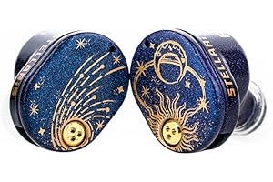 Fanmusic Stellaris Słuchawki douszne z przetwornikiem planarnym, miniaturowa siatka magnetyczna, magnesy N52H 7+7, subnanometrowa membrana 1UM, 14,5 mm