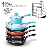 2.Multiusos: El organizador puede sirve para muchos tipos de utensilios como las tapas de ollas, sartenes, picadores, etc. Este soporte crea orden en todas partes de la cocinas.