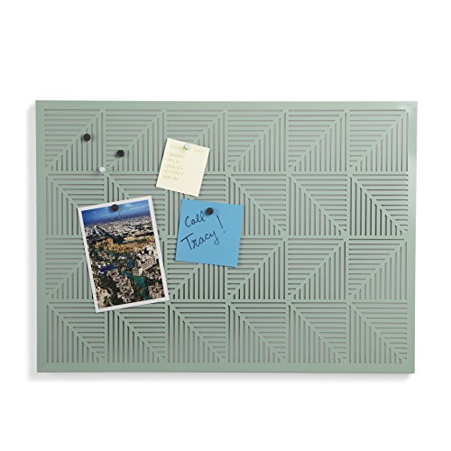 Umbra 470790-473 Wall Display Trigon Pinnwand, schwarzes Brett, Informationstafel, Anschlagtafel, Anschlagbrett, Moosgummi / metall, minze