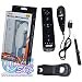 Produktbild Remote Controller Fernbedienung für wii u & Wii + Nunchuk Schale – Schwarz